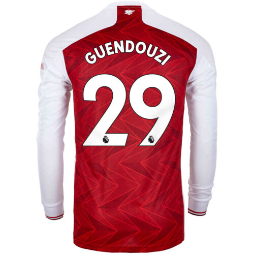 2020/21 adidas Matteo Guendouzi Arsenal Home L/S Stadium Jersey