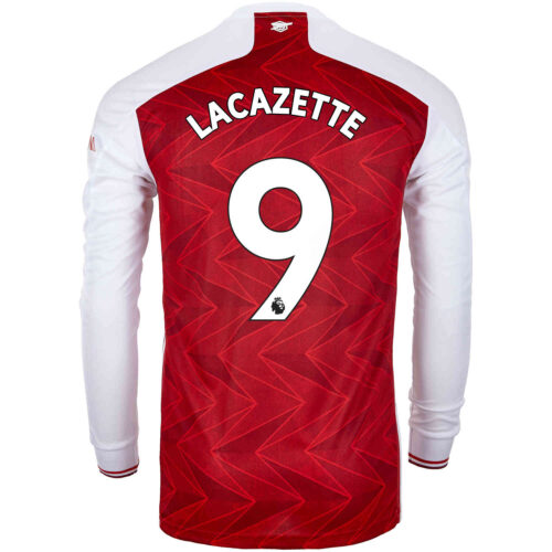 2020/21 adidas Alexandre Lacazette Arsenal Home L/S Stadium Jersey