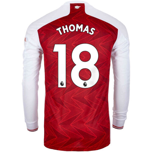 2020/21 adidas Thomas Partey Arsenal Home L/S Stadium Jersey