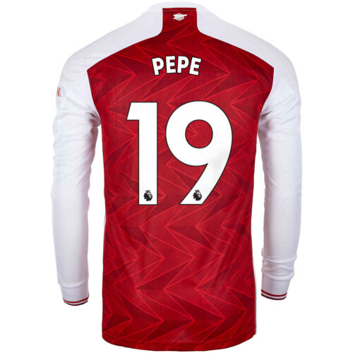 2020/21 adidas Nicolas Pepe Arsenal Home L/S Stadium Jersey
