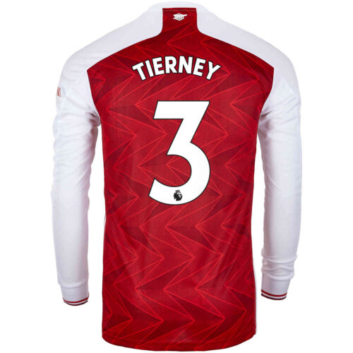 2020/21 adidas Kieran Tierney Arsenal Home L/S Stadium Jersey