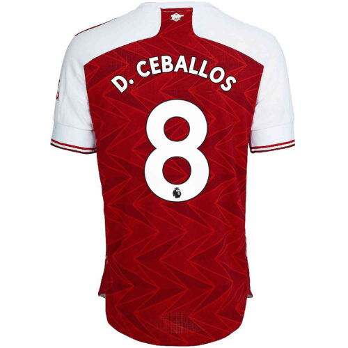 2020/21 adidas Dani Ceballos Arsenal Home Authentic Jersey