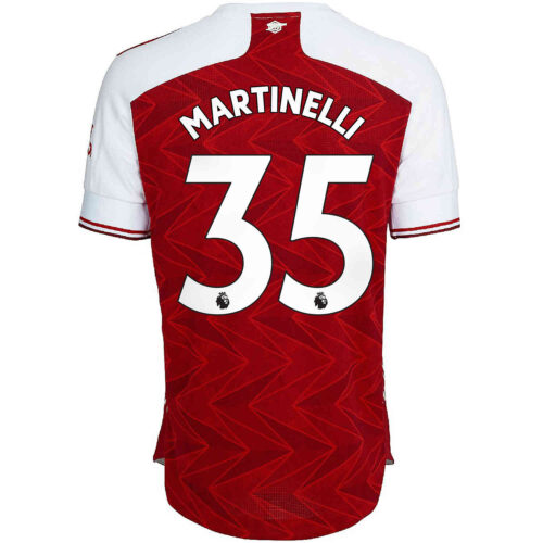 2020/21 adidas Gabriel Martinelli Arsenal Home Authentic Jersey