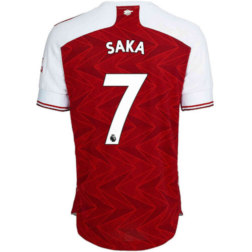 2020/21 adidas Bukayo Saka Arsenal Home Authentic Jersey