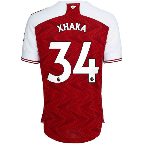2020/21 adidas Granit Xhaka Arsenal Home Authentic Jersey