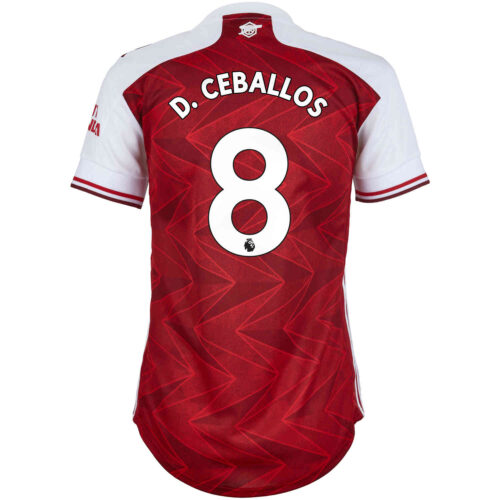2020/21 Womens adidas Dani Ceballos Arsenal Home Jersey