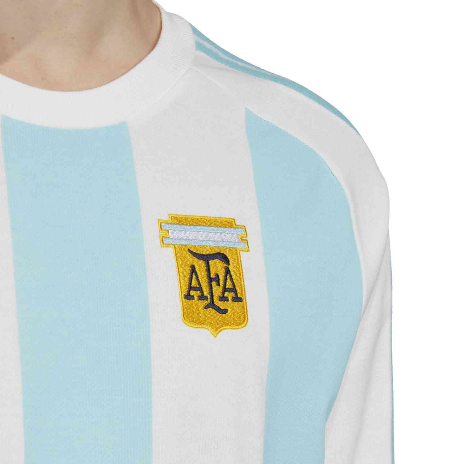 adidas Boca Juniors L/S Retro Jersey - Power Blue - SoccerPro