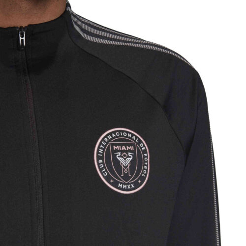 adidas Inter Miami Anthem Jacket – Black/Clear Pink