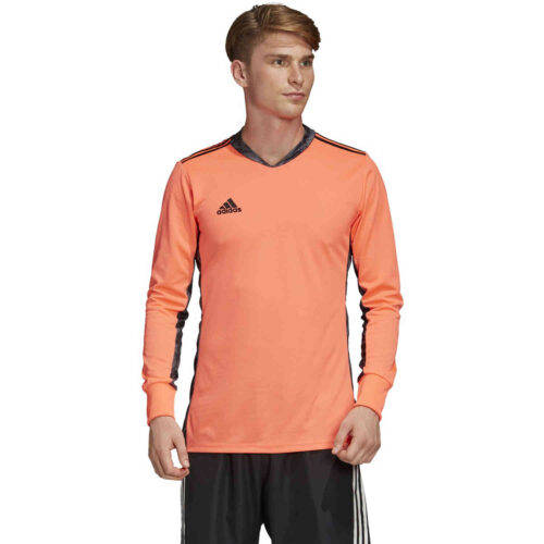 adidas adipro 20 L/S Goalkeeper Jersey – Signal Coral/Black