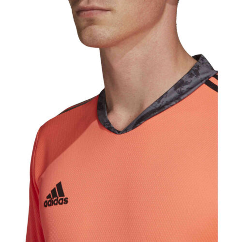 adidas adipro 20 L/S Goalkeeper Jersey – Signal Coral/Black