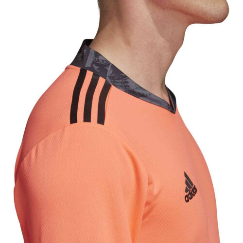 adidas adipro 20 L/S Goalkeeper Jersey – Signal Coral/Black