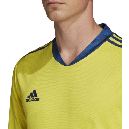 adidas adipro 20 L/S Goalkeeper Jersey – Shock Yellow/Team Navy Blue