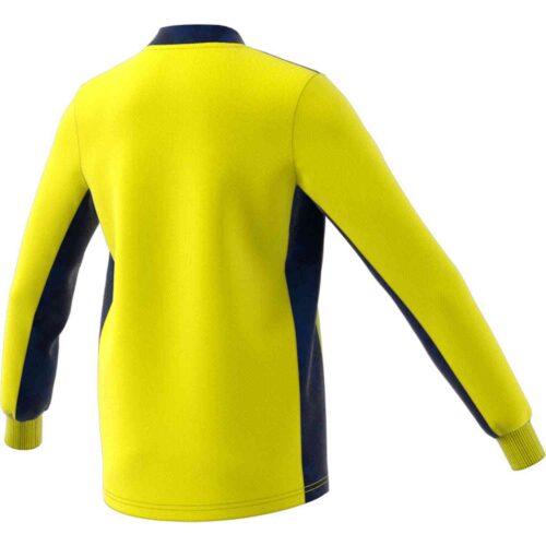 Kids adidas adipro 20 L/S Goalkeeper Jersey – Shock Yellow/Team Navy Blue