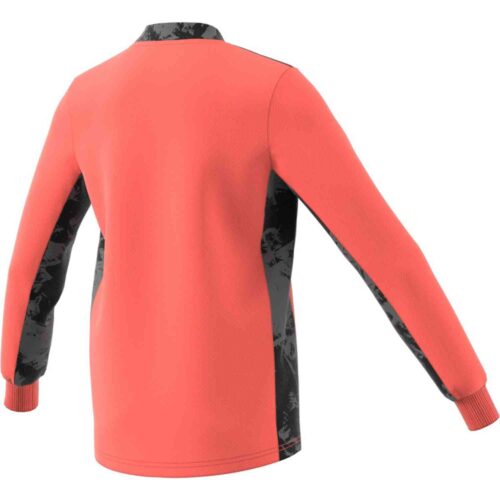 Kids adidas adipro 20 L/S Goalkeeper Jersey – Signal Coral/Black