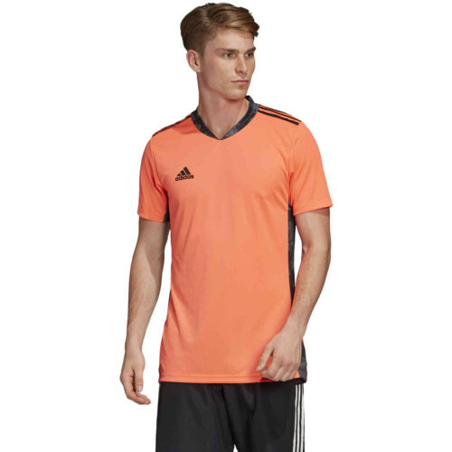 adidas adipro 20 S/S Goalkeeper Jersey – Signal Coral/Black