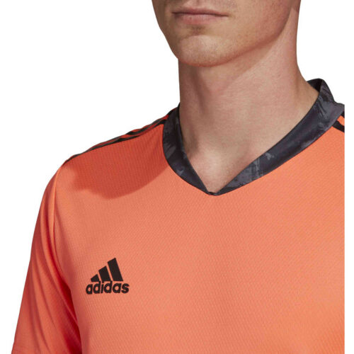 adidas adipro 20 S/S Goalkeeper Jersey – Signal Coral/Black