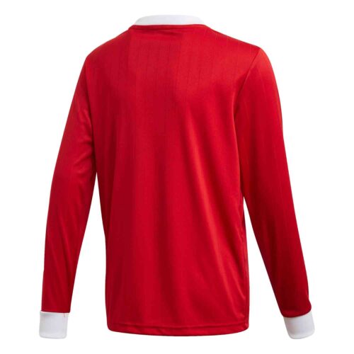 Kids adidas Tabela 18 L/S Jersey – Power Red/White