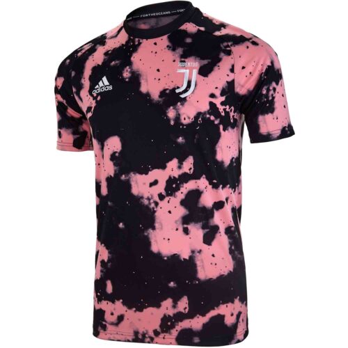 adidas Juventus Pre-match Jersey – Pink/Black