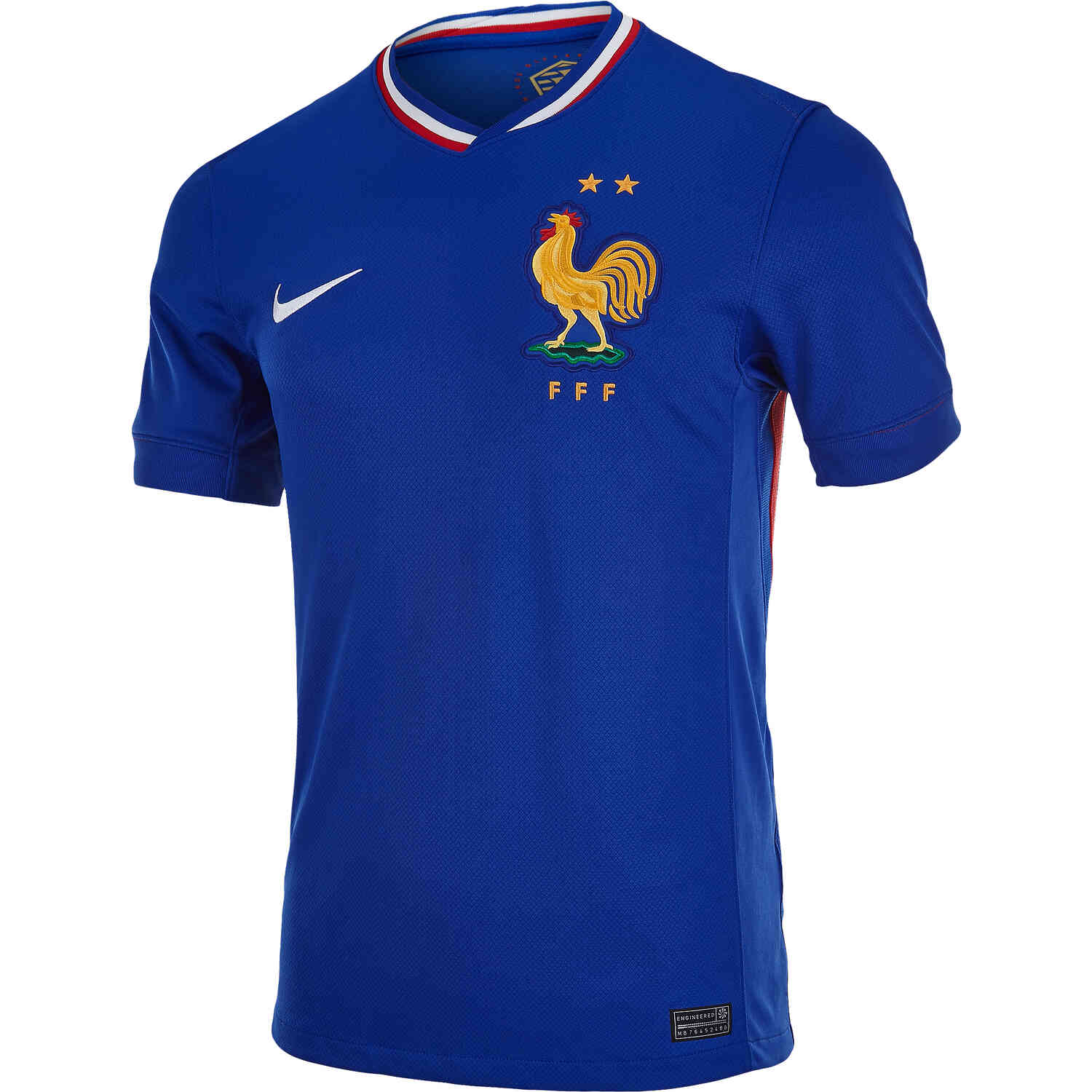 Blue soccer jersey on sale