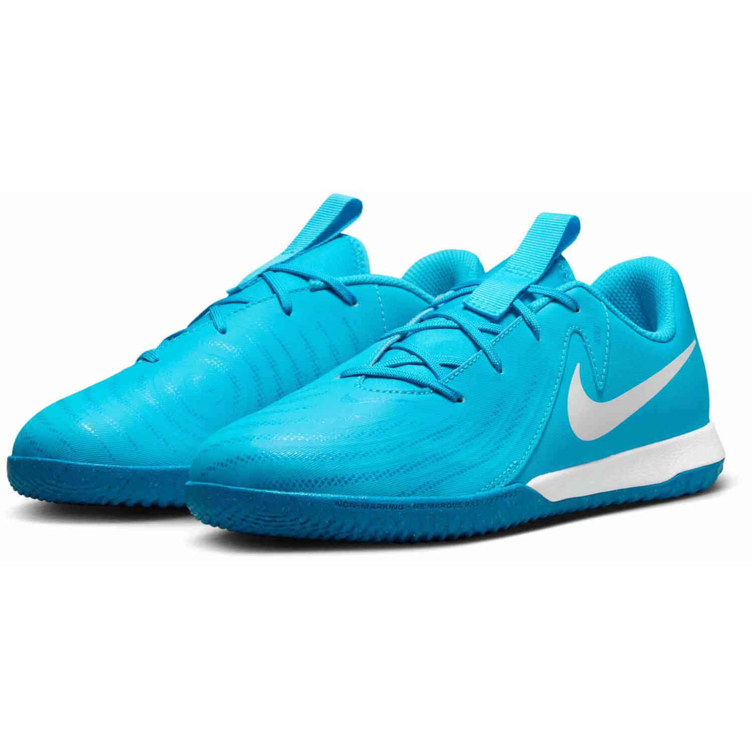 Kids Nike Phantom GX II Academy IC Blue Fury White SoccerPro