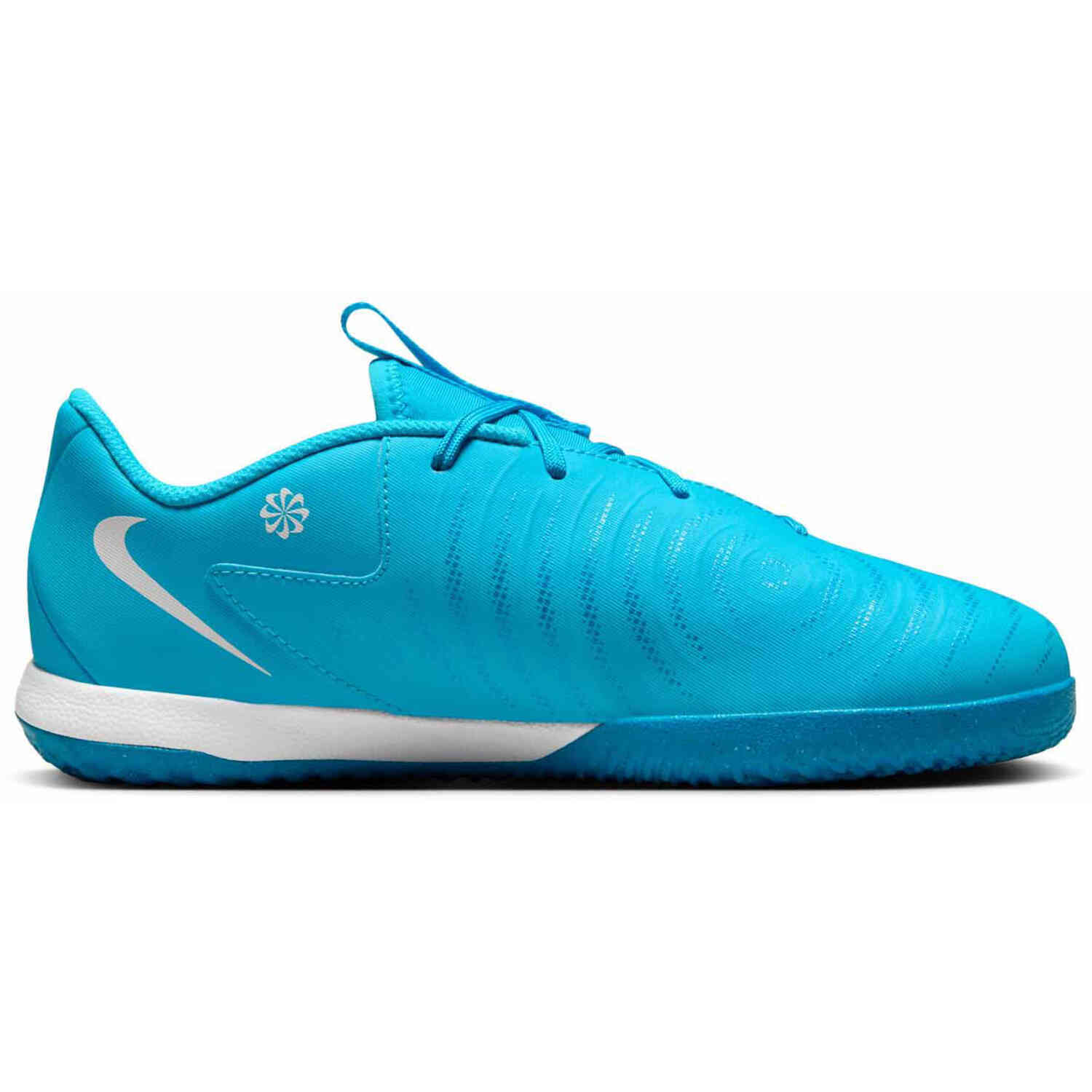 Kids Nike Phantom GX II Academy IC Blue Fury White SoccerPro