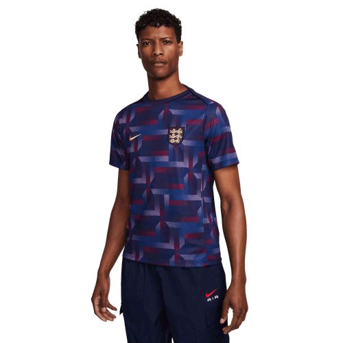 Nike England Academy Pre-match Top – Purple Ink/Purple Ink/Sesame