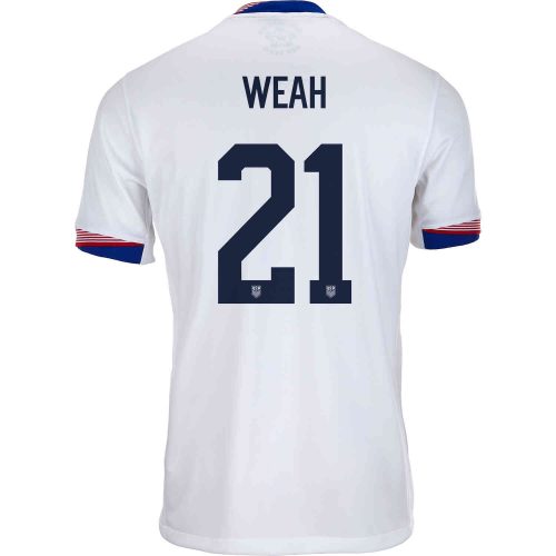 2024 Nike Timothy Weah USMNT Home Jersey