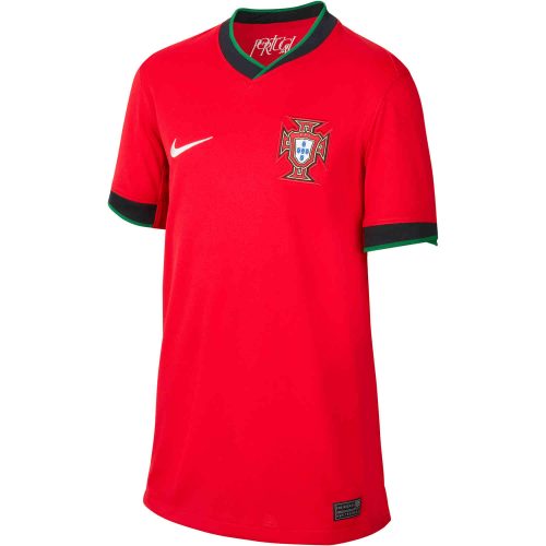 2024 Kids Nike Portugal Home Jersey