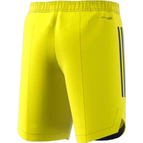 Kids adidas Condivo 20 Team Goalkeeper Shorts – Shock Yellow/Team Navy Blue