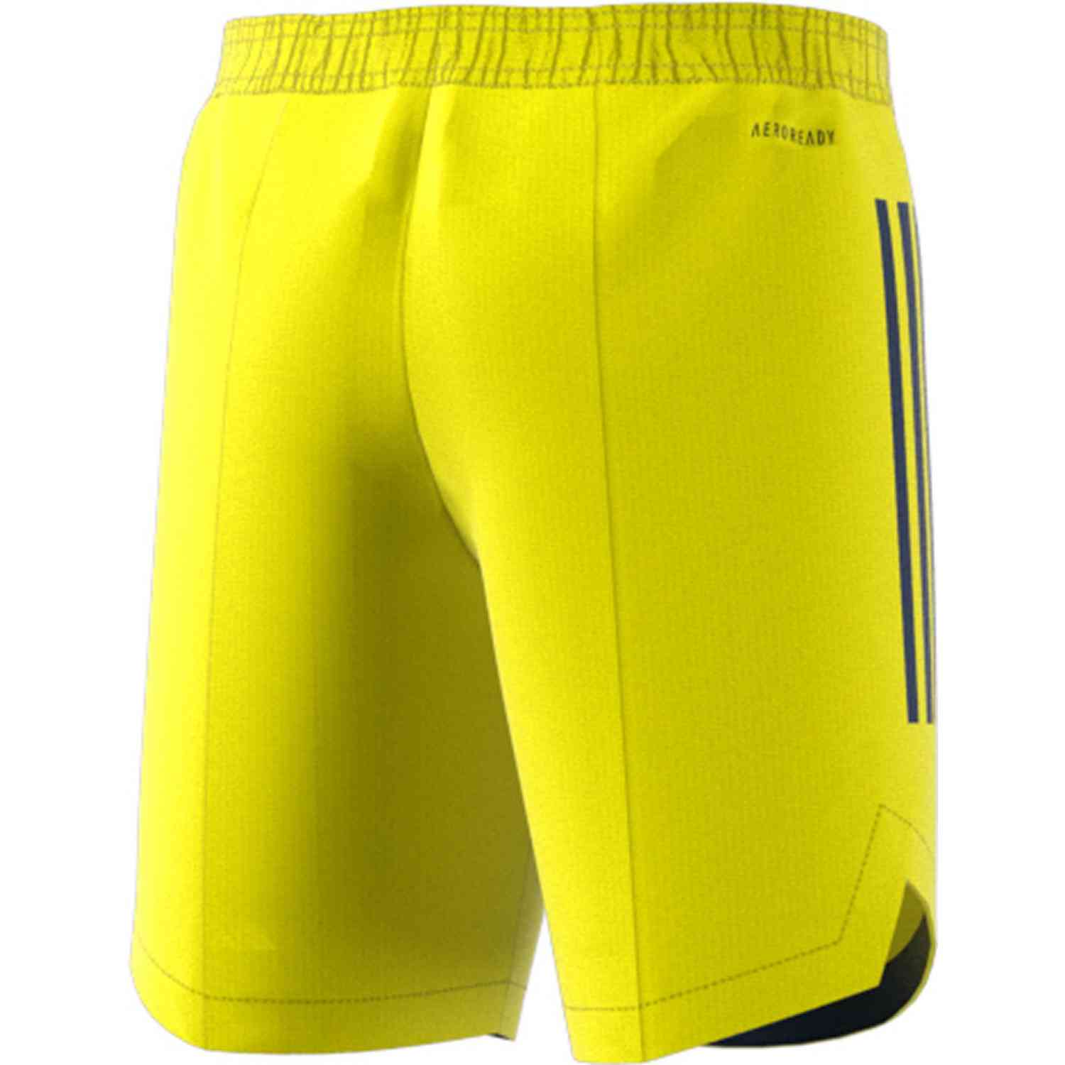 Kids adidas Condivo 20 Team Goalkeeper Shorts Shock Yellow Team