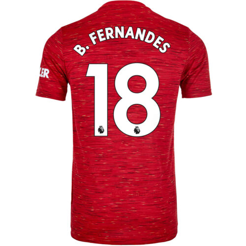 2020/21 Kids adidas Bruno Fernandes Manchester United Home Jersey