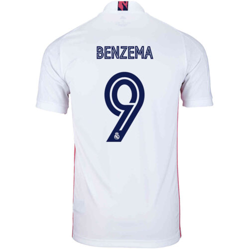 2020/21 adidas Karim Benzema Real Madrid Home Jersey