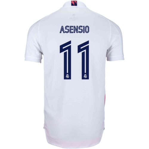 2020/21 adidas Marco Asensio Real Madrid Home Authentic Jersey