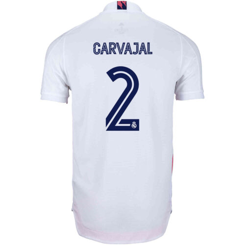 2020/21 adidas Dani Carvajal Real Madrid Home Authentic Jersey
