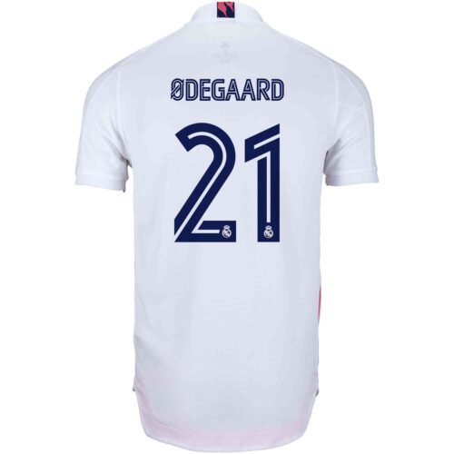 2020/21 adidas Martin Odegaard Real Madrid Home Authentic Jersey
