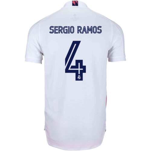 2020/21 adidas Sergio Ramos Real Madrid Home Authentic Jersey