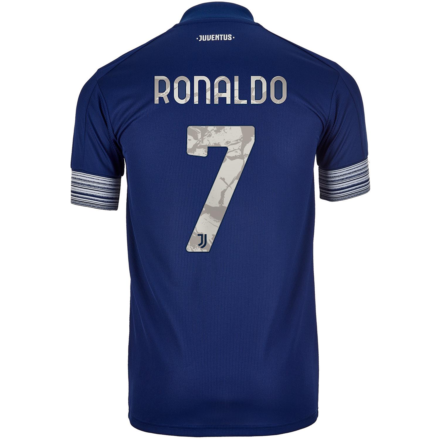 2020/21 Kids adidas Cristiano Ronaldo Juventus Away Jersey - SoccerPro