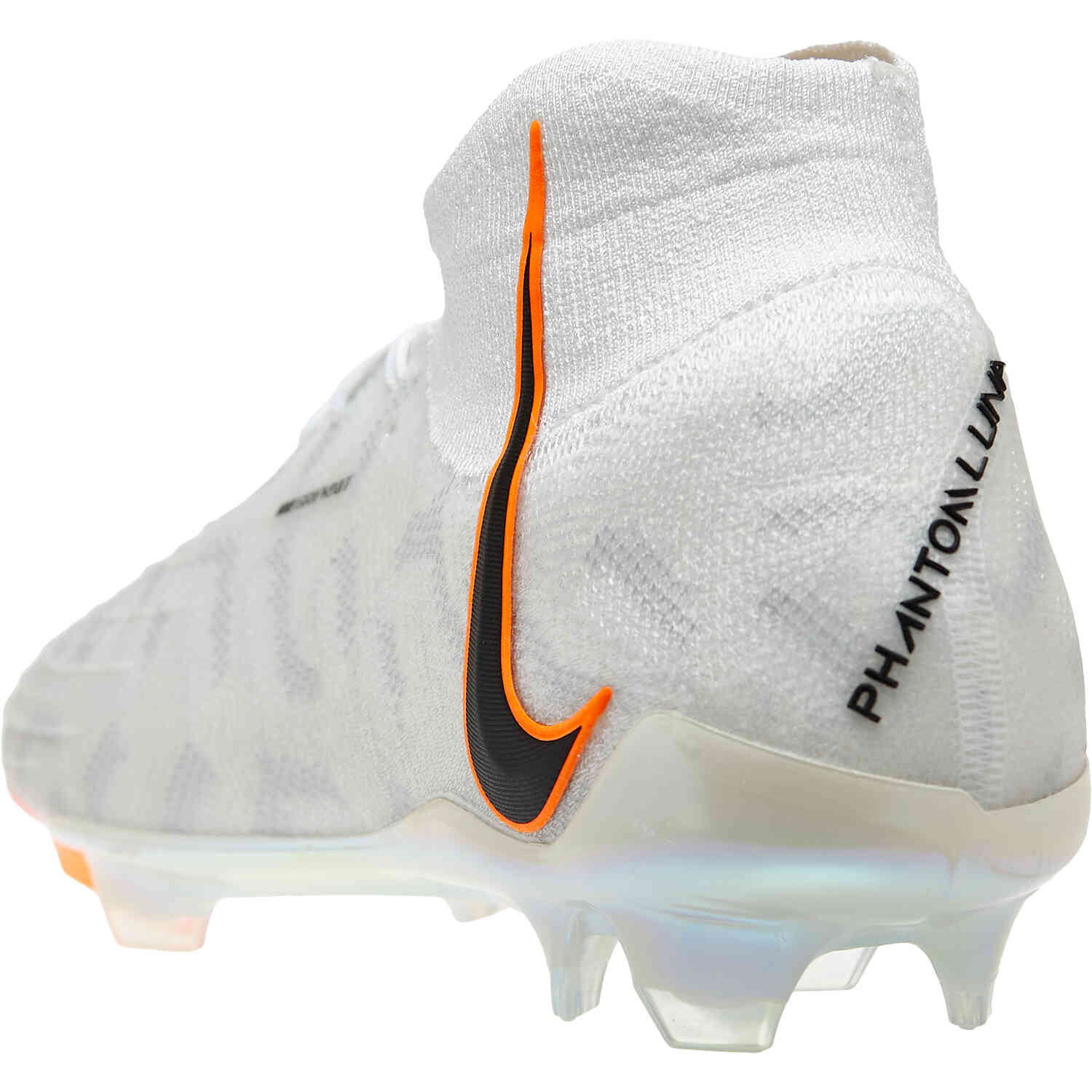White and orange 2024 nike soccer cleats