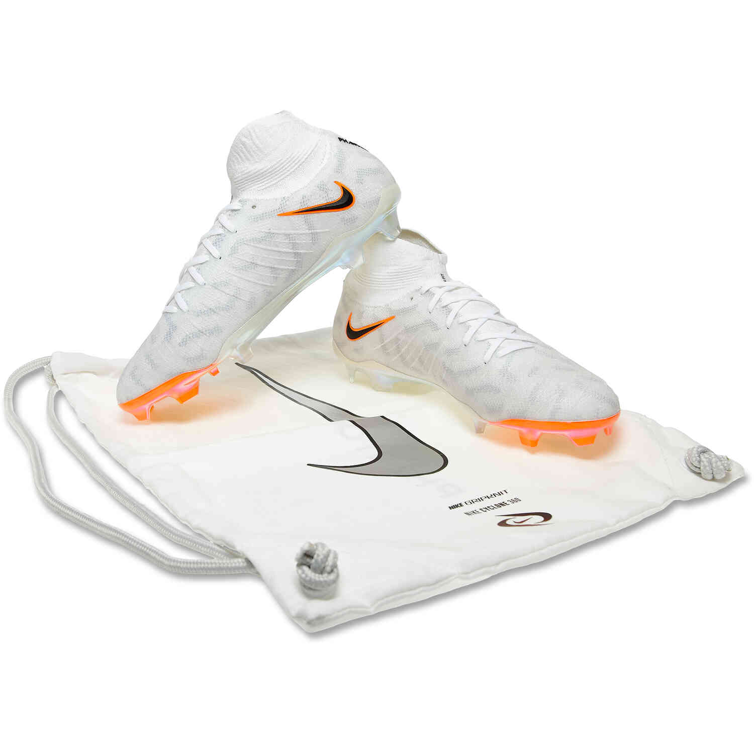 Nike Phantom Luna Elite FG – White & Black with Total Orange