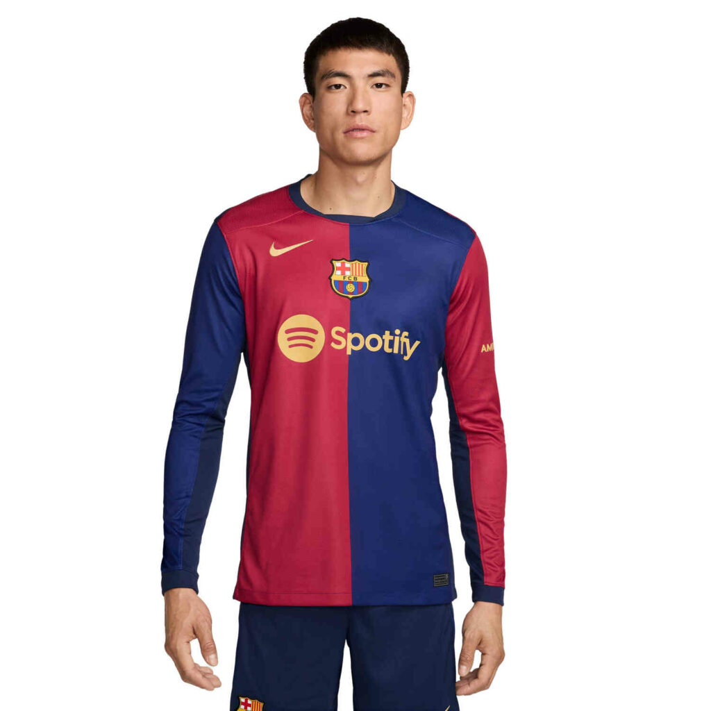 2024/25 Nike Barcelona L/S Home Jersey SoccerPro