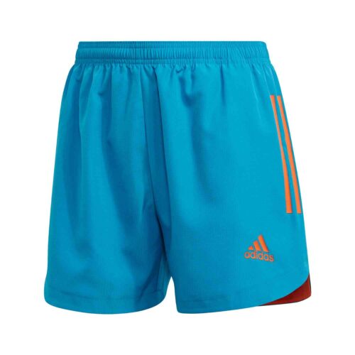 Womens adidas Condivo 20 PB Shorts – Sharp Blue/True Orange