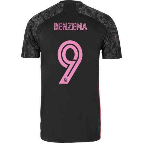 2020/21 Kids adidas Karim Benzema Real Madrid 3rd Jersey