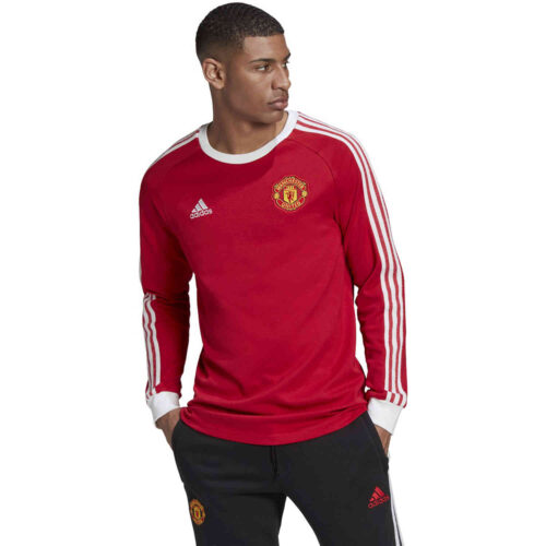 adidas Manchester United Icons Tee – Real Red