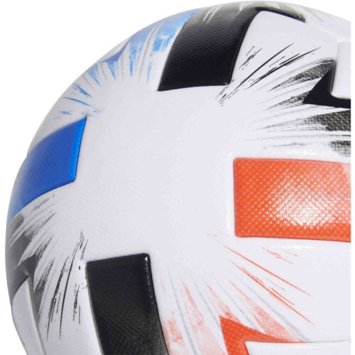 adidas Tsubasa Pro Official Match Soccer Ball – White & Solar Red with Glory Blue with Black