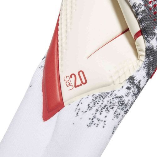 adidas Manuel Neuer Predator Pro Negative Cut Goalkeeper Gloves – White & Black with Active Red