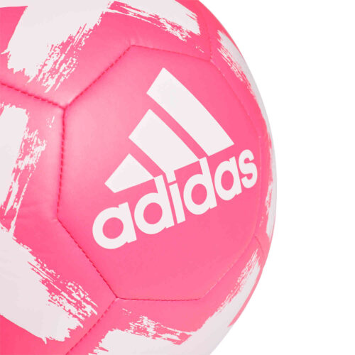 adidas Starlancer V Club Soccer Ball – Shock Pink & White