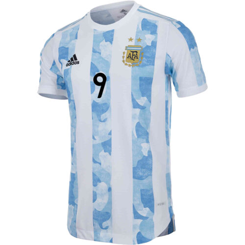 2021 adidas Sergio Aguero Argentina Home Authentic Jersey