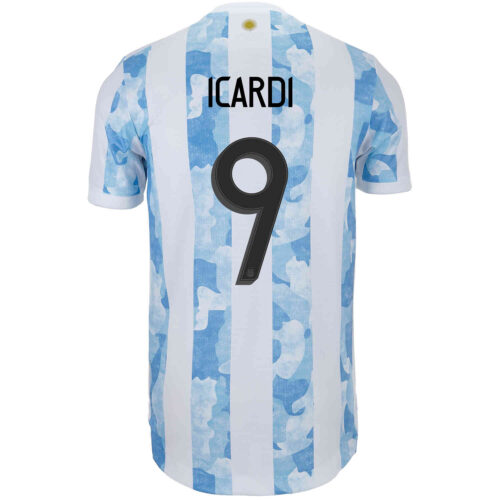 2021 adidas Mauro Icardi Argentina Home Authentic Jersey