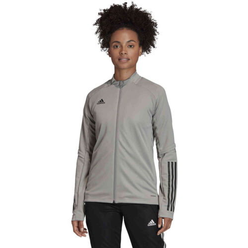 Womens adidas Condivo 20 Training Jacket – Team Mid Grey