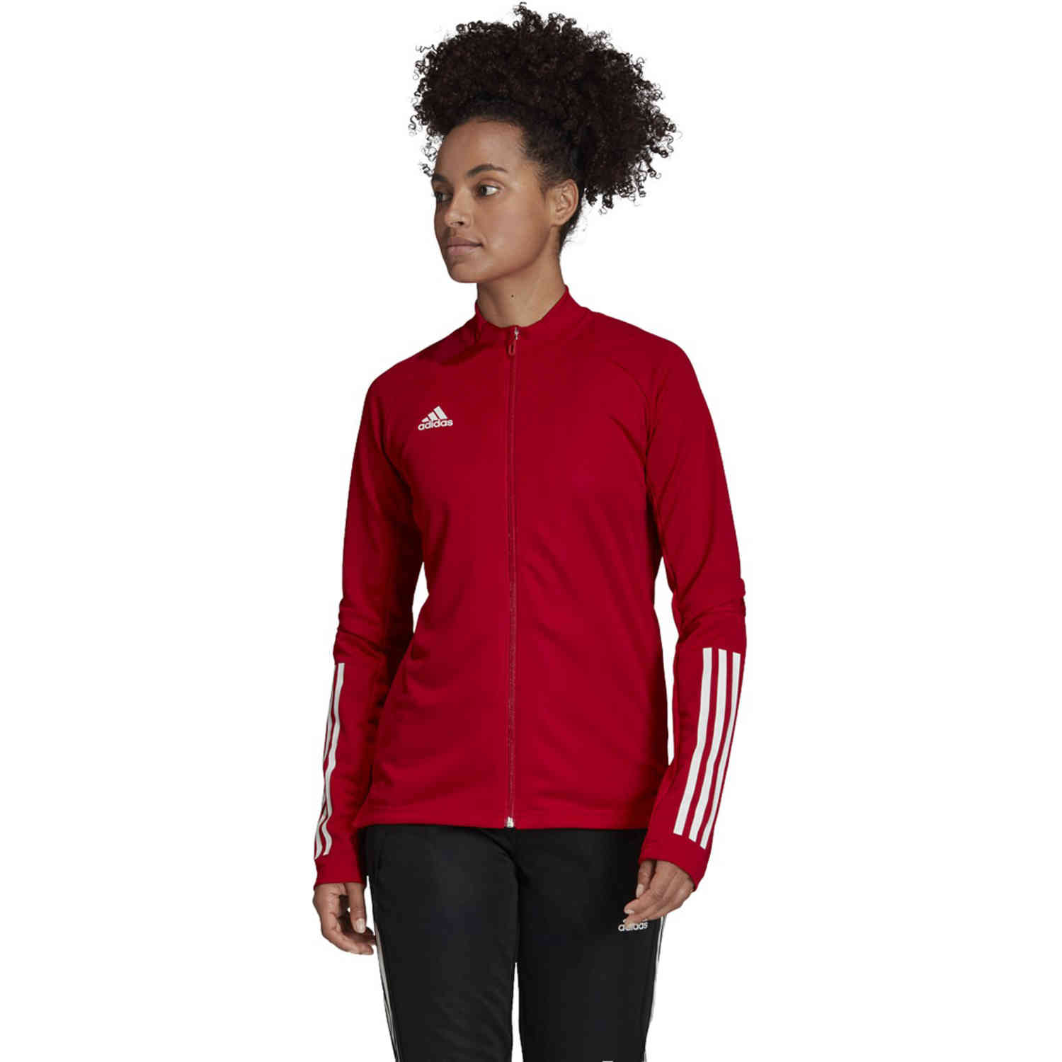 Womens adidas Condivo 20 Training Jacket - Team Power Red - SoccerPro